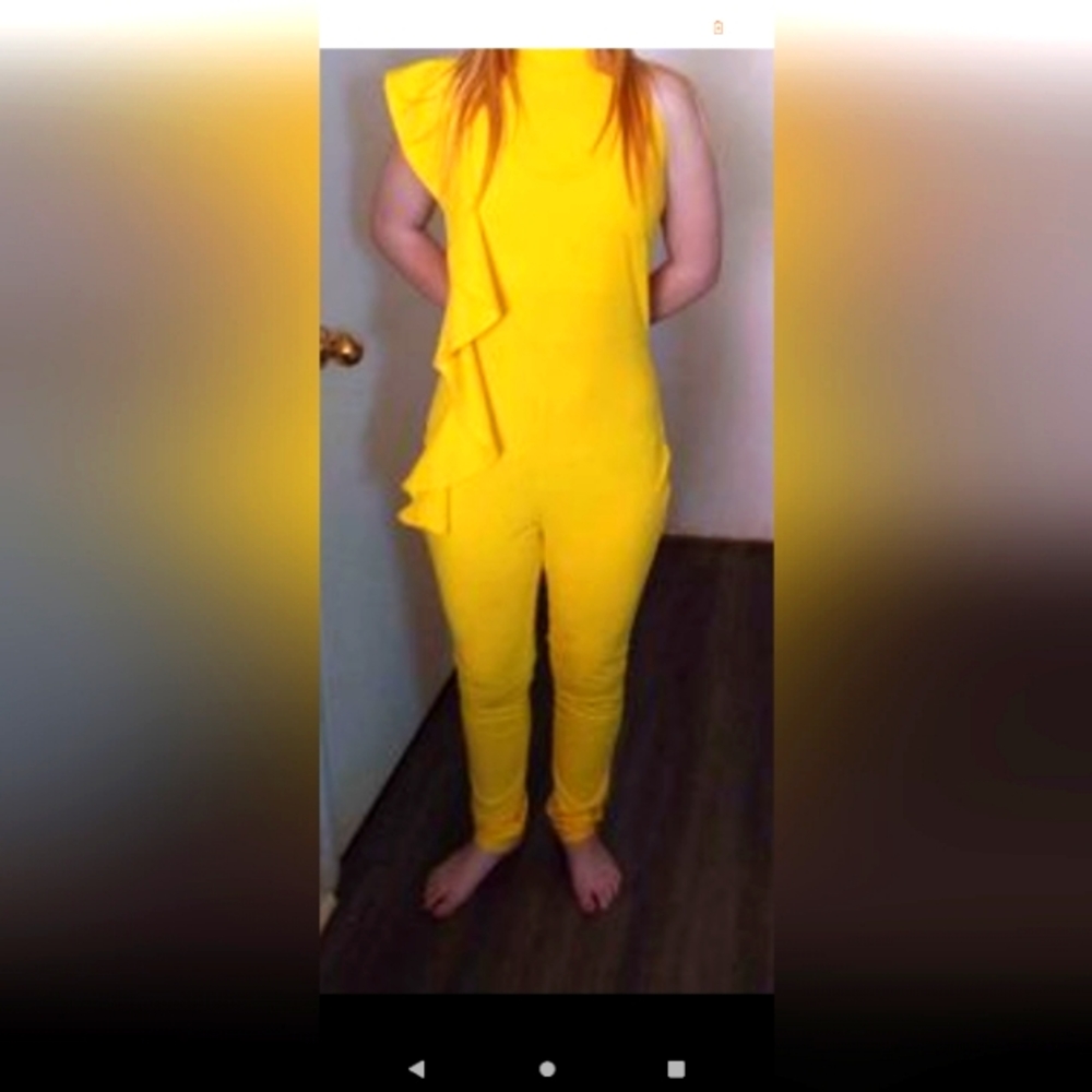 Yellow jumpsuit